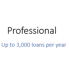 Professional - up to 3000 loans per year